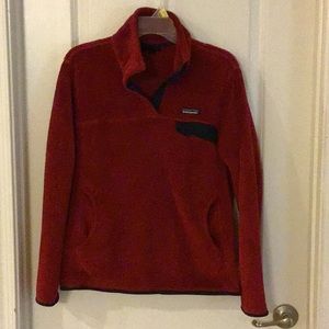 Patagonia Red Fleece Sweater